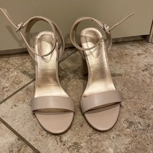 Nude Strapy Heels